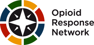 Opioid Response Network Logo - star inside of colorful circle